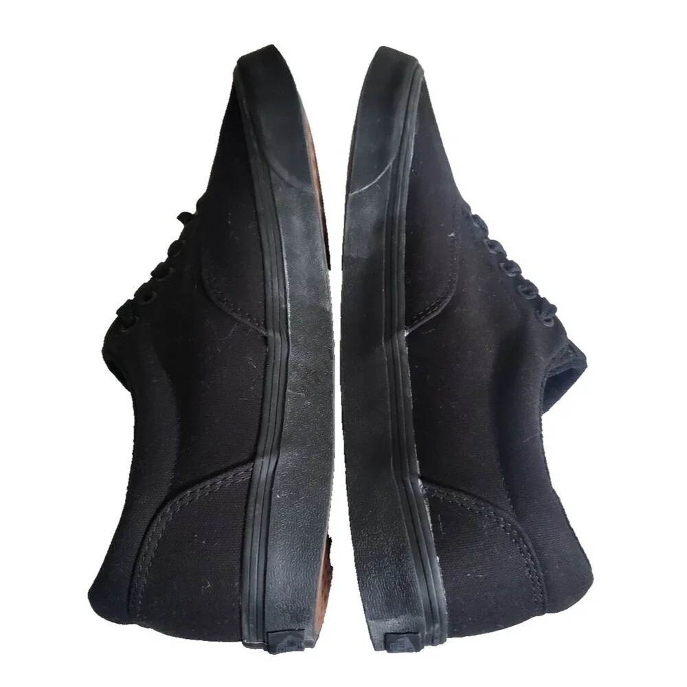 Vans Doheny All Black Mono Canvas Skate Shoes Men’s Sz 13 Low Top Sneaker 508731
